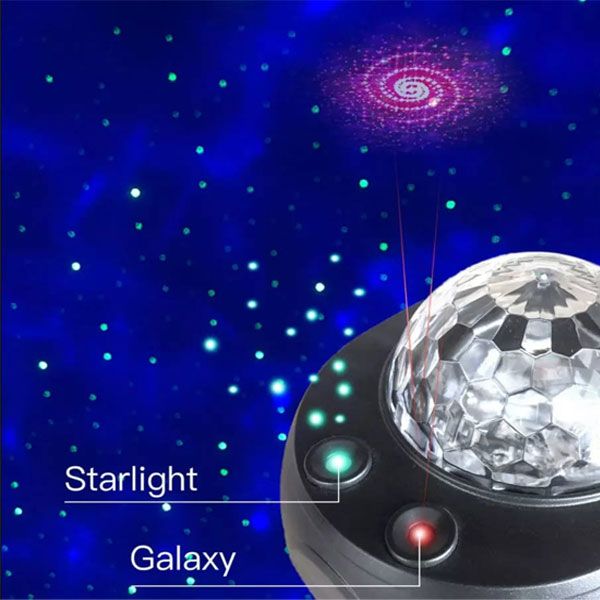 Projector Night Lamp With Music Bluetooth Speaker Table Lamp With Speaker Music Water Wave LED Projector Light Bluetooth Galaxy Projector Sound Light Decoration Room Decoration Home Decoration Light