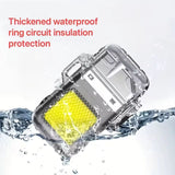Rechargeable Electronic Ignition Lighter with LED Flash Light
