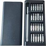 Precision Screwdriver Set with Case 24 in 1 Magnetic Mini Screwdriver Kit for Phones Computers Watches Glasses Game Consoles Camerasv