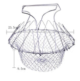 Vegetable Frying,Fruit Dry, Foldable Strainer, Chef Basket 12 IN 1