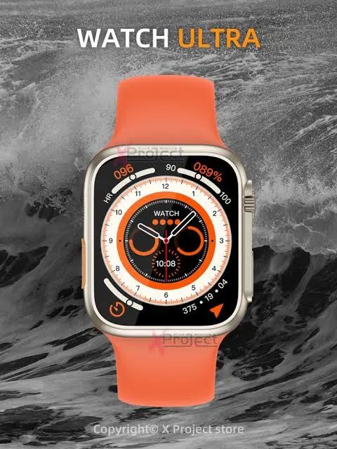 Z66 Ultra Watch 8 Series | 45mm | Best Price | Ocean Silicone Strap | Water Resistant | Sport Watch | Bluetooth Calling | Best Watch